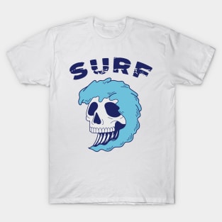 skull surf wild T-Shirt